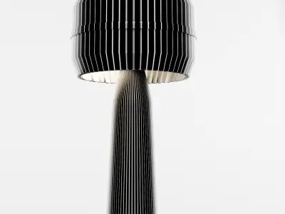 lamshade set 02 Low-poly 3D model