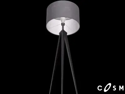 Standing Light Low-poly 3D model