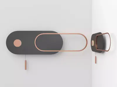 Cortellane Wall Light 3D model