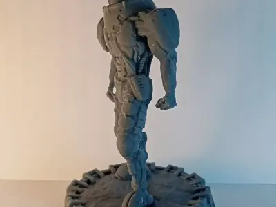 Heavily armored robot for printing 3D print model purchase