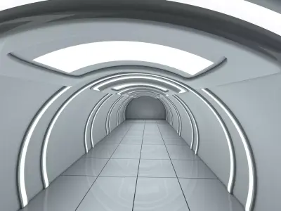 Corridor Interior 3D model buy