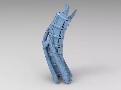 Tech ivy PIllar 3D model