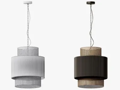 Hanglamp Erdila Zwart Metaal 3D model