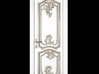classical door x 3D model