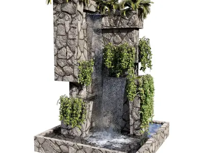 WATERFALL FOUNTAIN CASCADE  NO21 A 3D model