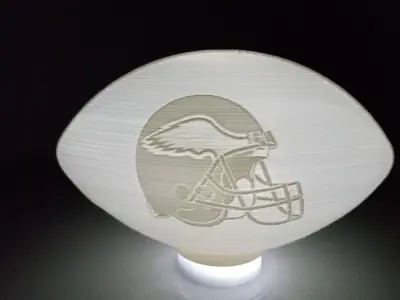 PHILADELPHIA EAGLES FOOTBALL LIGHT 3D print model