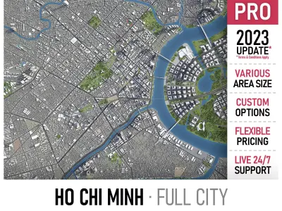 Ho Chi Minh Low-poly 3D model