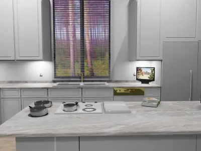 Kitchen Design 2021 3D model