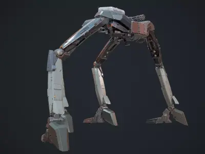 scifi-model532 star wars sci - fi robot 3D model
