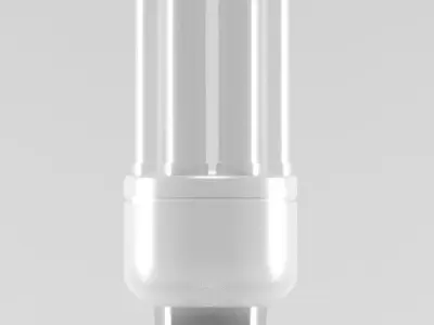 Fluorescent Light Bulb 3D model