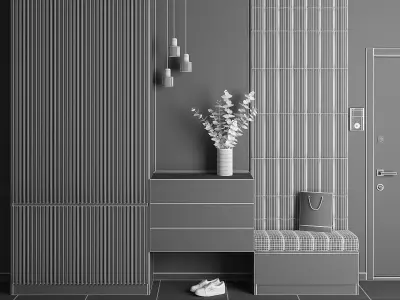 Entryway furniture 24 3D model