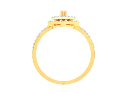 Women Ring  Render 3dm STL OBJ FBX Details 3D print model 140