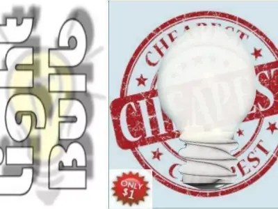 Light Bulb - HD Model Free 3D model