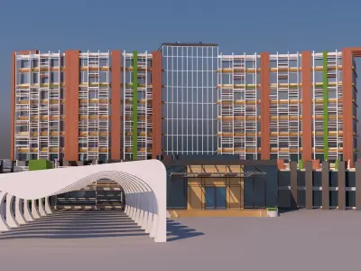 0139 - Financial Center Building 3D model