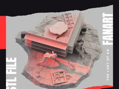 FANART THE LAST OF US- ROOM 3D print model
