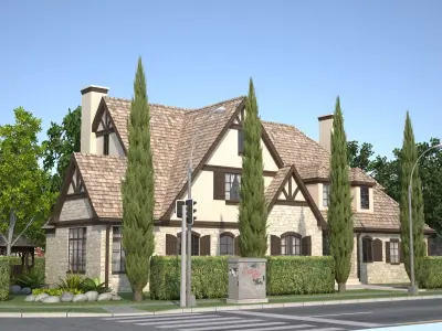 City Town KC10 Low-poly 3D model