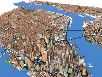 New York City USA 3D model