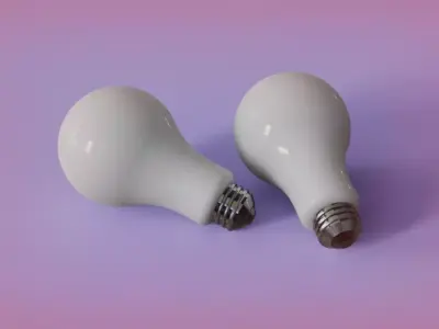 Light Bulb 3D print model