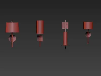 Wall Lamp 2 3D model purchase