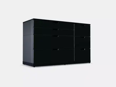 NORDLI Chest of 7 drawers 2 Low-poly 3D model