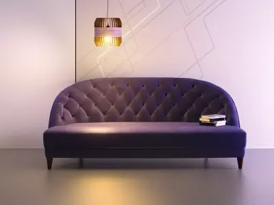 Dalila Sofa 210 3D model