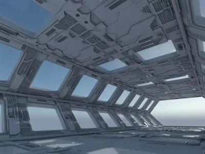 Sci-Fi Interior 102 3D model