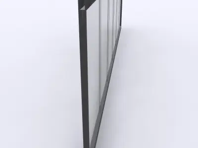 Window glass sliding door Free 3D model