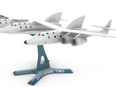 Vigin Galactic White Knight  3D print model