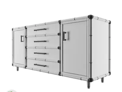 Tropical - SANDY POINT BUFFET 3D model
