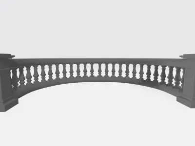 Concrete Balustrade 3D print model