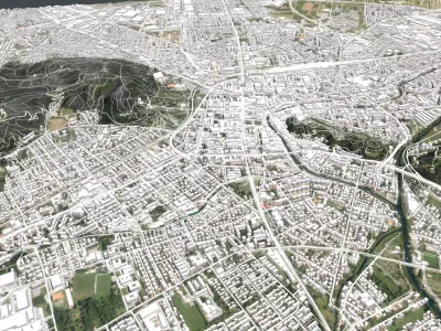 Cityscape Ljubljana Slovenia 3D model