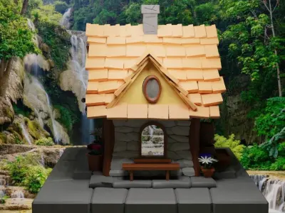 Fairytale house 3D model