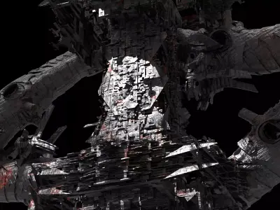 Space Station lunar rig 3D model