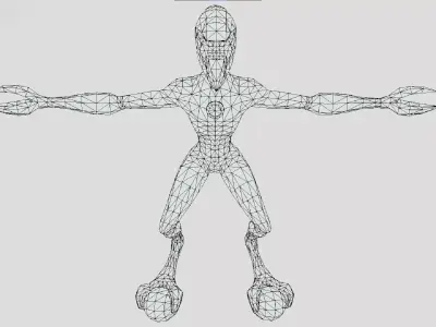 XLR8 -  DNA sample of a Kineceleran - Ben 10 Omniverse Low-poly 3D model