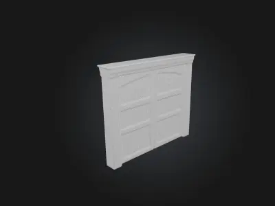 Realistic Garage Door Low-poly 3D model