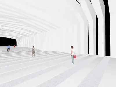Inspire Architectural outdoor walk form Free 3D model