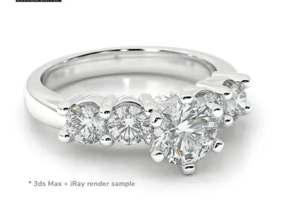 Studio HDRI Environment Map For 3D Jewelry Rendering 3D model