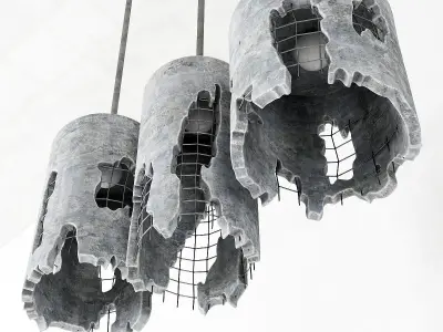 Concrete light 3D model