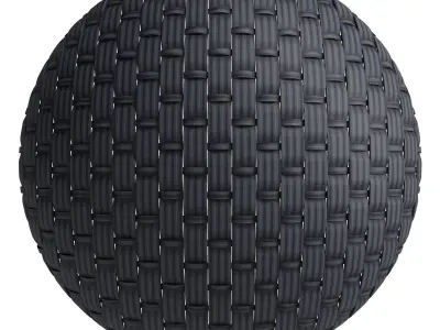 Wicker materials 11- PBR 4k by Sbsar Texture