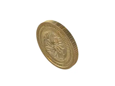 Ekta Coin v5 002 3D model