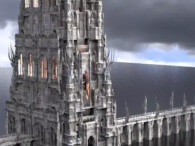 Castle Tower Dark Lord 3D model