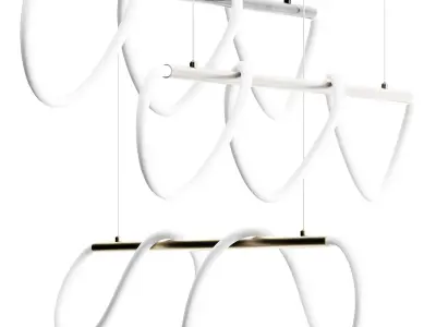 Chandelier Fleks 3D model