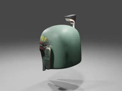 mandalorian Boba Fett Helmet 3D model