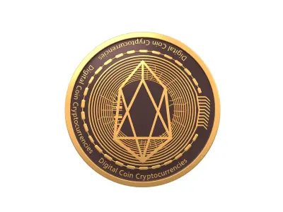 EOS Coin v2 001 3D model