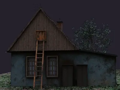 House east styled 3D model