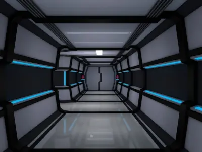 Sci Fi Corridor 3D model