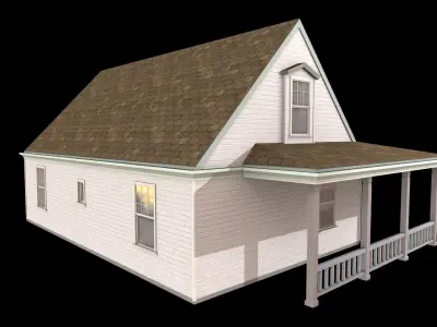 house  Low-poly 3D model