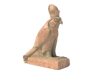 horus god Low-poly 3D model