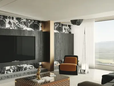 apartment interior scenes    3D model 18