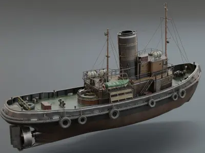  Old Tug Boat 